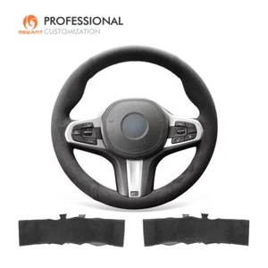 MEWANT Custom Alcantara Steering Wheel Cover for BMW G30 G31 G32 G20 G14 X3 G01 - Imagen 1 de 12