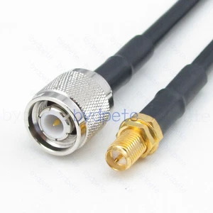 TNC male to RP-SMA female RG58 RG58U Coaxial Cable Koaxial Kable RF 50 ohms lot - Picture 1 of 7