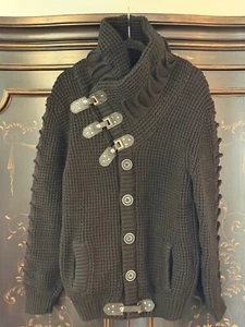 Suéter cuello chal LCR $150 12290 | Negro liso | XXL - Imagen 1 de 11