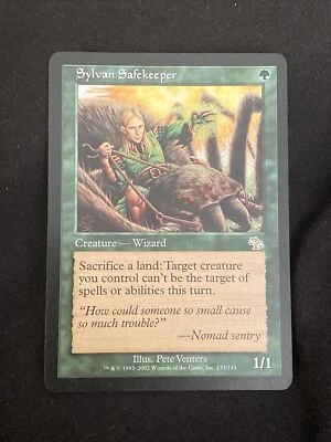 Sylvan Safekeeper 133/143 Green Rare  Judgment Magic The Gathering LP-NM - Image 1 of 2