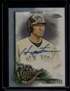 2022 Topps Allen & Ginter Chrome Baseball Hideki Matsui #AGA-HM Refractor Auto - Bild 1 von 2