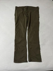 DU/ER DUER Pantalone Uomo 40x30 Relaxed Conico N2X Comfort Elasticizzato Verde - Foto 1 di 9