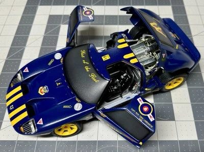 Custom Ford GT40 - F-18 Blue Angels Edition -  1/18 Scale - AMAZING! - Image 1 of 4
