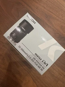 PENTAX HD DA55-300mm F4.5-6.3 ED PLM WR RE Lens Black New in Box from Japan - Picture 1 of 6