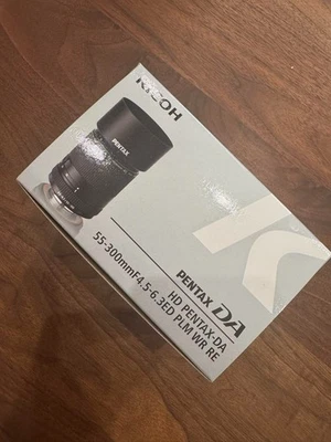 PENTAX HD DA55-300mm F4.5-6.3 ED PLM WR RE Lens Black New in Box from Japan - Image 1 of 4