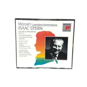 Mozart Legendary Interpretations Isaac Stern Violin Concertos Sony 3-CD Set - Foto 1 di 8