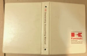 VINTAGE 1970s KAWASAKI MOTORCYCLE DEALERS DEALERSHIP ACCOUNTING MANUAL BUSINESS - Picture 1 of 3