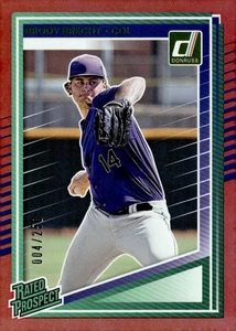 2025 Donruss #105 Brody Brecht rot #/250 - Bild 1 von 2