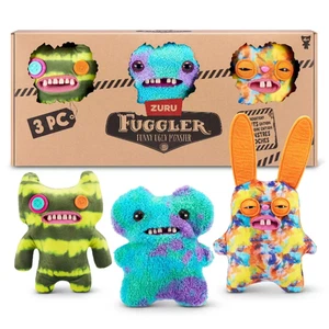 Fuggler Labor Misfits UNENTSCHLOSSENES GAPTOOTH KANINCHEN 9 Zoll Plüschtier, 3er-Pack NEU - Bild 1 von 3