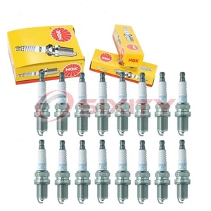 16 pcs NGK Standard Spark Plugs for 2001-2002 Mercedes-Benz SL500 5.0L V8 - io - Picture 1 of 5