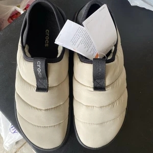 Crocs Classic Puff Moc 210706 Moth/Multi Unisex Slip On Shoes Mens 11 Womens 13 - Picture 1 of 4