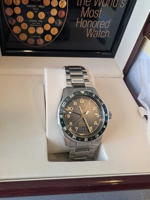 Longines Spirit Zulu Automatic Watch 42mm GMT Time Zones L38124636 GREEN bezel - Image 1 of 4