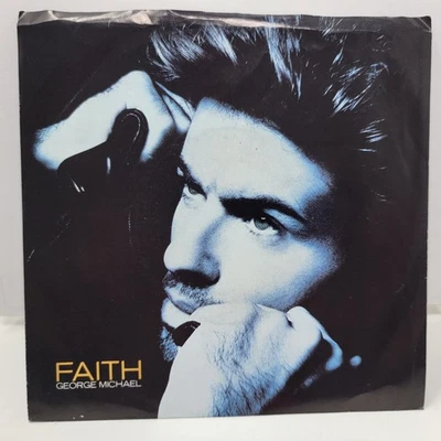 George Michael Faith + Pic Sleeve 7" 45rpm M- Vinyl Record 45 80's Foto 1 de 4