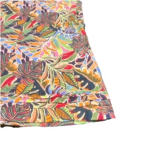 C&C California Minikleid 100% Leinen bunt tropisch ärmellos A-Linie Gr. L - Bild 1 von 11