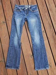 Stetson 818 HOLLYWOOD Boot Größe 6 Jeans Distressed STRASSSTEINE Stretch NIEDRIG - Bild 1 von 11