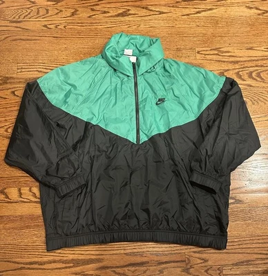 Nike Windrunner Forrado Tejido Anorak 1/2 Cremallera Chaqueta Para Hombres 2XL Verde Negro DQ4910324 Foto 1 de 4