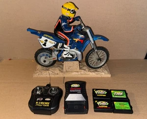 VINTAGE Jeremy Mcgrath MX Tyco RC X-TREME CYCLE  Motorcycle Dirt Bike Motocross  - Picture 1 of 6