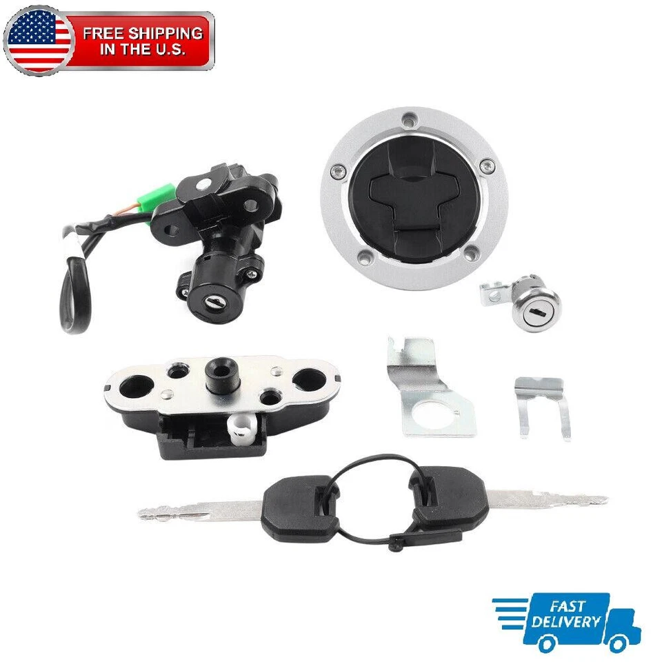 Juego de 22 bloqueos para Suzuki GSX250R 2018 2019 2020 2021 tapa del tanque de combustible interruptor de encendido Foto 1 de 4