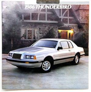 1986 Ford Thunderbird Advertising Dealer Sales Brochure 4602 - Picture 1 of 2