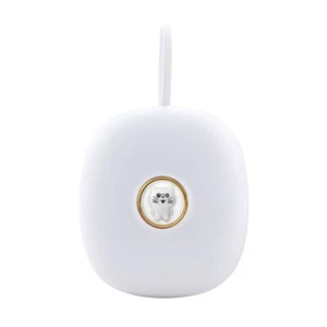 Alarm Clock Portable Cute Cat Led Light Bed Shaker Heavy Sleepers White - Picture 1 of 8