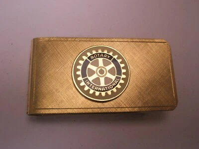 Rotary International Vintage Money Clip mc01 - Image 1 of 4