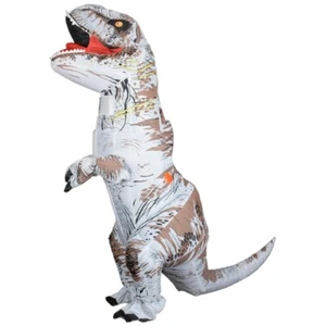 T-Rex Inflatable Dinosaur Costume Teen/Adult Halloween Party Outfit Cosplay Suit - Picture 1 of 8
