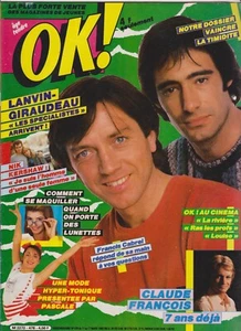 OK! MAGAZINE N° 478 - 1985 G. LANVIN B. GIRAUDEAU CLAUDE FRANCOIS FRANCIS CABREL - Foto 1 di 1