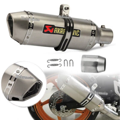 38mm-51mm Motorcycle Universal ATV Exhaust Muffler Tail Pipe DB Killer Silencer - Image 1 of 4