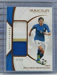 2018-19 Immaculate Riccardo Montolivo Magnificent Italy Jersey Patch #22/50 - Picture 1 of 2