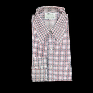 Tailored Knit Disco Shirt Ultimo Point Collar Long Sleeve Patriotic Vintage - Picture 1 of 6