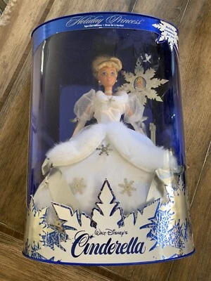 全新 复古 1996 年 迪士尼童话 灰姑娘 假日 公主 芭比娃娃 16090 — 第 1/4 张图片