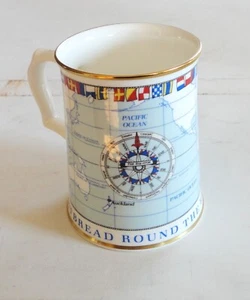 1985-1986 Hammersley Whitbread Round The World Yacht Race Tankard Mug Bone China - Picture 1 of 6