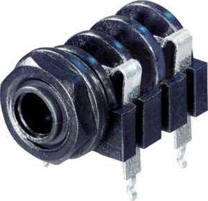 REAN NYS 2192 JACK MONO WITH LONG PINS FOR PCB PC MOUNT 6.30mm - Picture 1 of 1