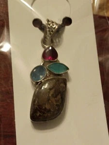 ~ Schöner Bronzit Anhänger Heilstein Wicca heidnisch - Bild 1 von 1