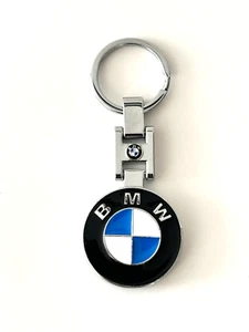 BMW Keychain Metal Key Ring / Key Chain Chrome - Picture 1 of 3