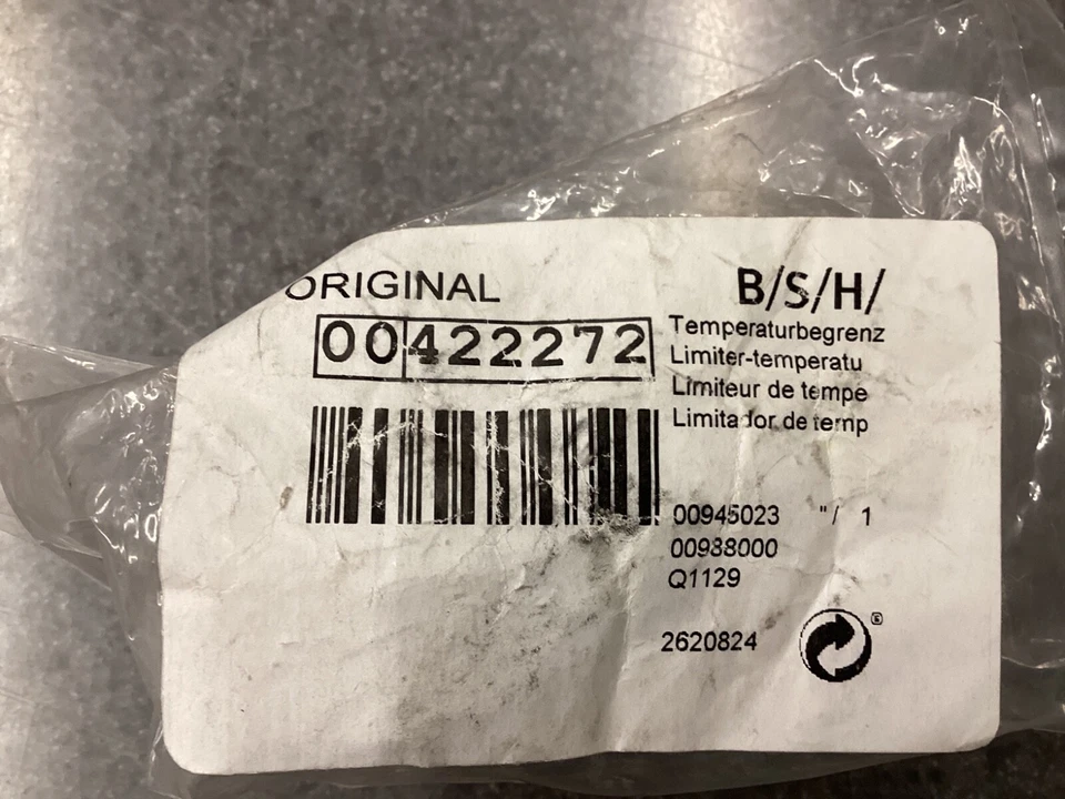 00422272 Bosch Secadora Limitador de Temperatura Bin27B 2025 Foto 1 de 2