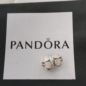 Pandora Retirado Plata Esterlina Flor de Cerezo Clip con Esmalte Rosa - 791041en40 - Imagen 1 de 3