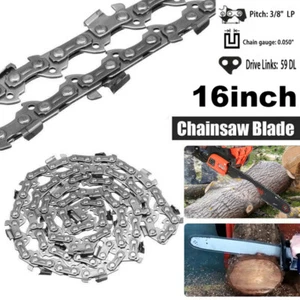 1/2/4 Stücke Zoll 40CM Sägekette Kettensäge Ersatzkette 59TG 3/8" LP .050"1,3mm - Bild 1 von 20