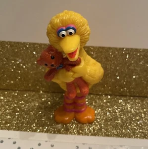 Sesame Street Big Bird PVC Figure TYCO Cake Topper Toy 4" Vintage 1997 Henson - Picture 1 of 10