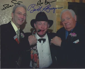 J Russell Peltz Bert Sugar Don Chargin Autographed 8x10 Photo JSA COA BUF - Picture 1 of 1