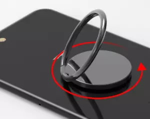 Universal Ultra Thin Finger Grip Metal Ring Stand Holder for Cell Phone Sydney - Picture 1 of 12