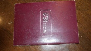 1980's Catalog Accutron swiss made - Picture 1 of 3