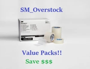 3M BLENDERM 1"x5 yd Clear Surgical /Waterproof Plastic 1525-1 Tape Value packs! - Picture 1 of 2