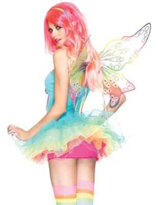 `Leg Avenue Fantasy Rainbow Fairy Wings One Size A1960 - Picture 1 of 2