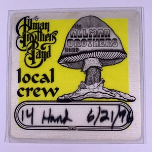 Allman Brothers Band Pass Ticket Original Used Laminate Hartford USA June 1996 - Picture 1 of 12