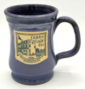 Tazza tazza in gres DENEEN POTTERY 2020 marca Golden Eagle Inn lanciata a mano - Foto 1 di 20