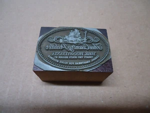 Thee Country Peddler clothes YORK PA printing press plate block - Picture 1 of 1