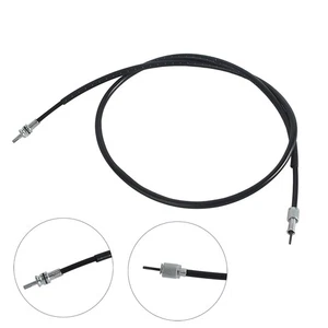 Motorcycle Black Stainless Braided Speedometer Cable Wires For Kawasaki VN650S - Picture 1 of 8