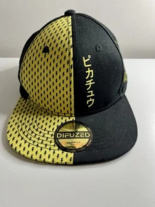 Difuzed Pokémon Cap One Size Yellow/Black pikachu Snap Back Hat - Picture 1 of 10