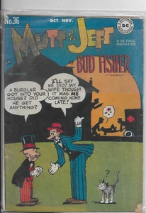 Vintage Mutt & Jeff No 36 October .November A Superman DC Publication Bud Fisher - Picture 1 of 3